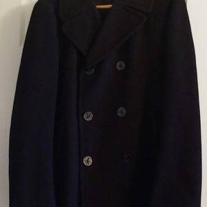 Vintage, Navy Pea Coat